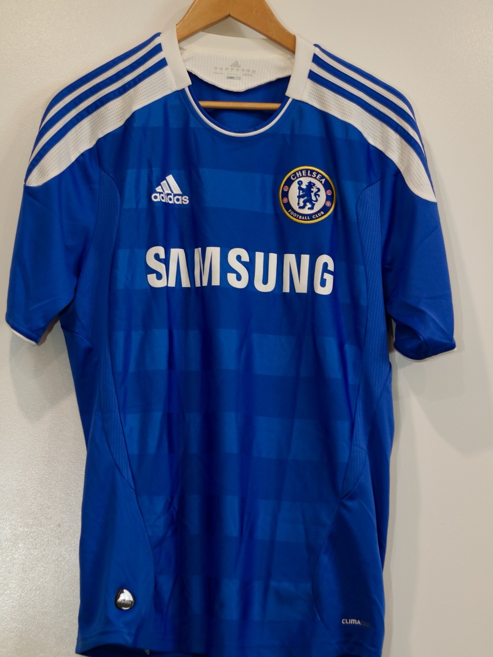 adidas Chelsea FC Blue Home Jersey with White Details